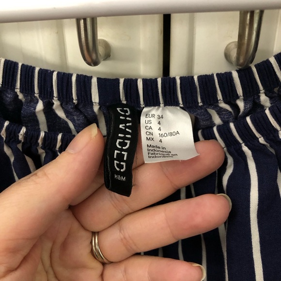 H&M Divided striped crop women’s top - Picture 7 of 8